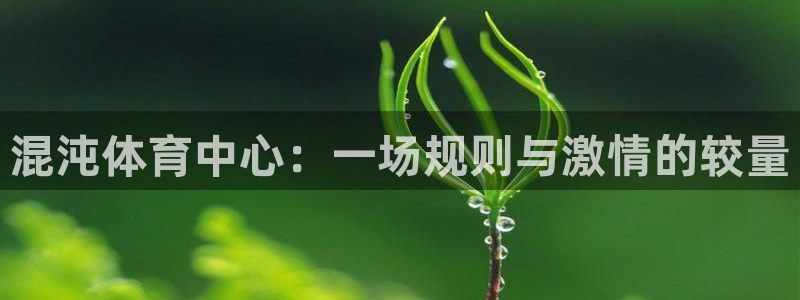  混沌体育中心：一场规则与激情的较量