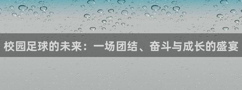 校园足球的未来：一场团结、奋斗与成长的盛宴