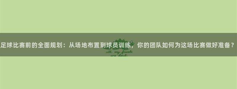 足球比赛前的全面规划：从场地布置到球