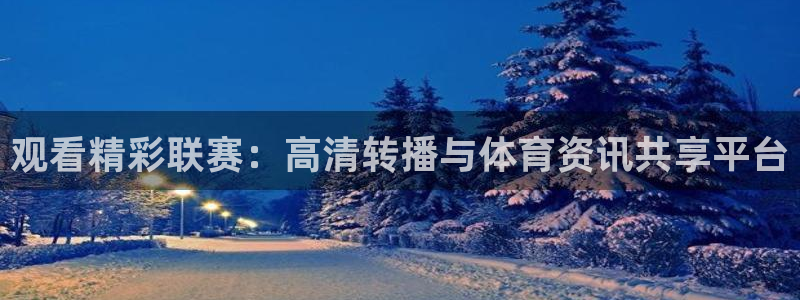 观看精彩联赛：高清转播与体育资讯共享平台